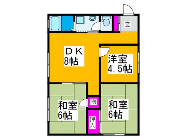 マエダマンションの物件間取画像